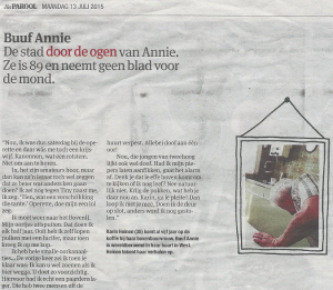 Buuf Annie - Het Parool - 13-7-2015