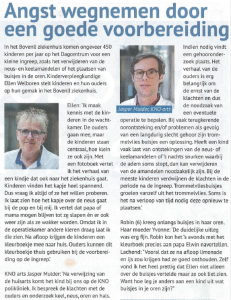 Angst wegnemen door een goede voorbereiding | bOVENij zIEKENHUIS | 020-6 346 212